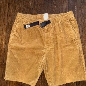North Face Corduroy Shorts - Tan - Large - Men’s